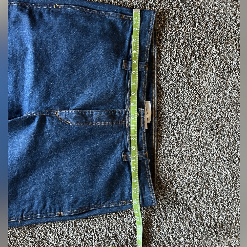 LOFT Dark Blue Flare & Wide Leg Jeans 32/ 14 - Picture 5 of 10